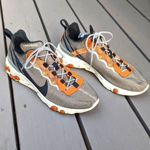 Nike React Element 55 SE sneakers in bio beige